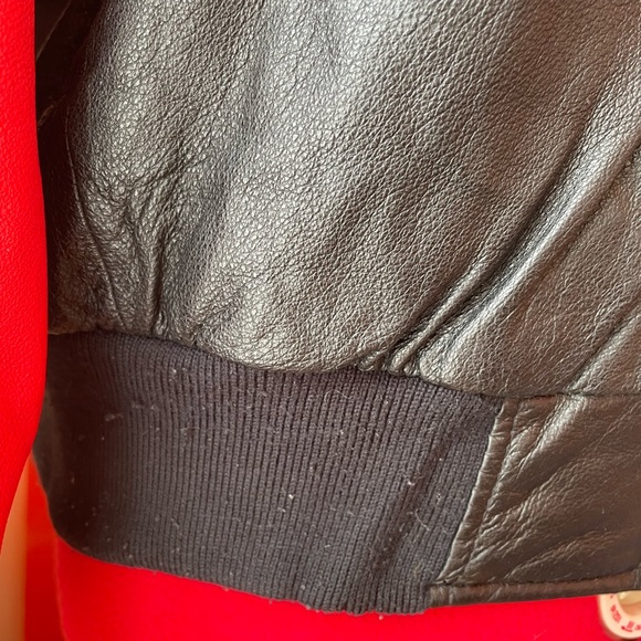 XL 🏍️ RARE USA 🇺🇸 unique Men’s LEATHER jacket coat moto - Picture 14 of 16